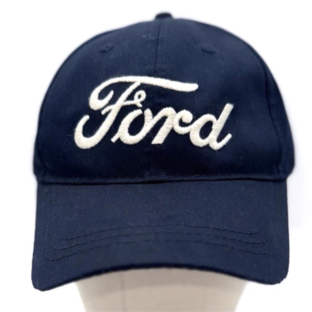 Vintage Hat Navy Ford Motor Company Infinity Headwear Apparel OSFA Snapback